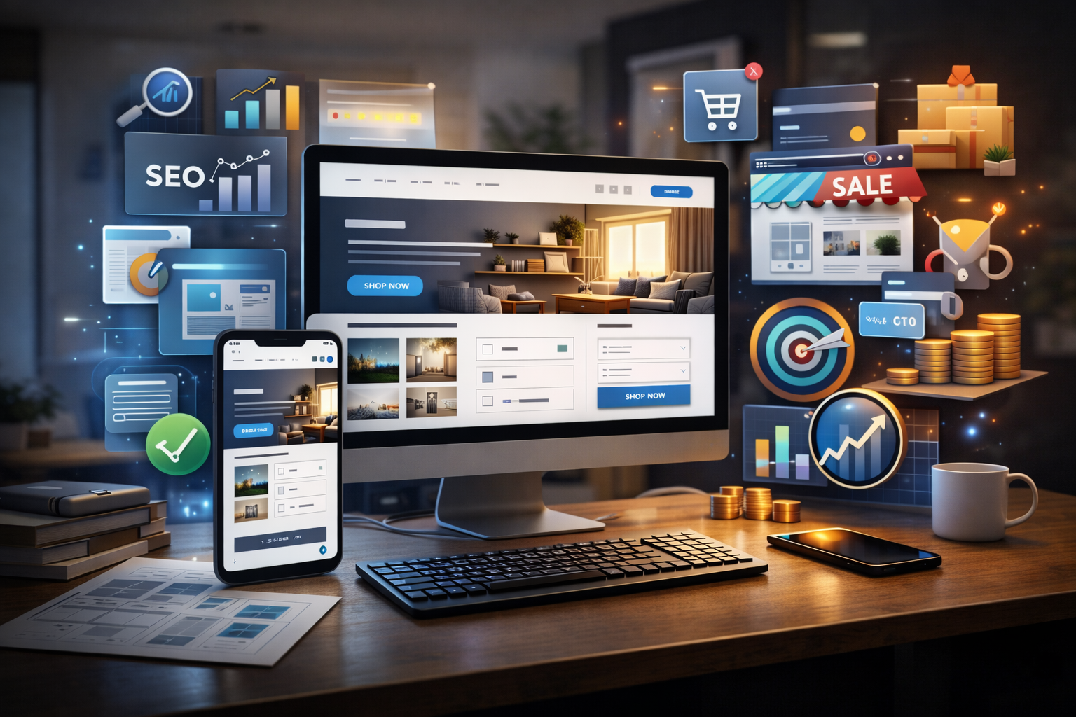 SEO-friendly website development by Brand Banao.Ai